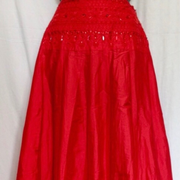 Free People Embroidered Waist Party